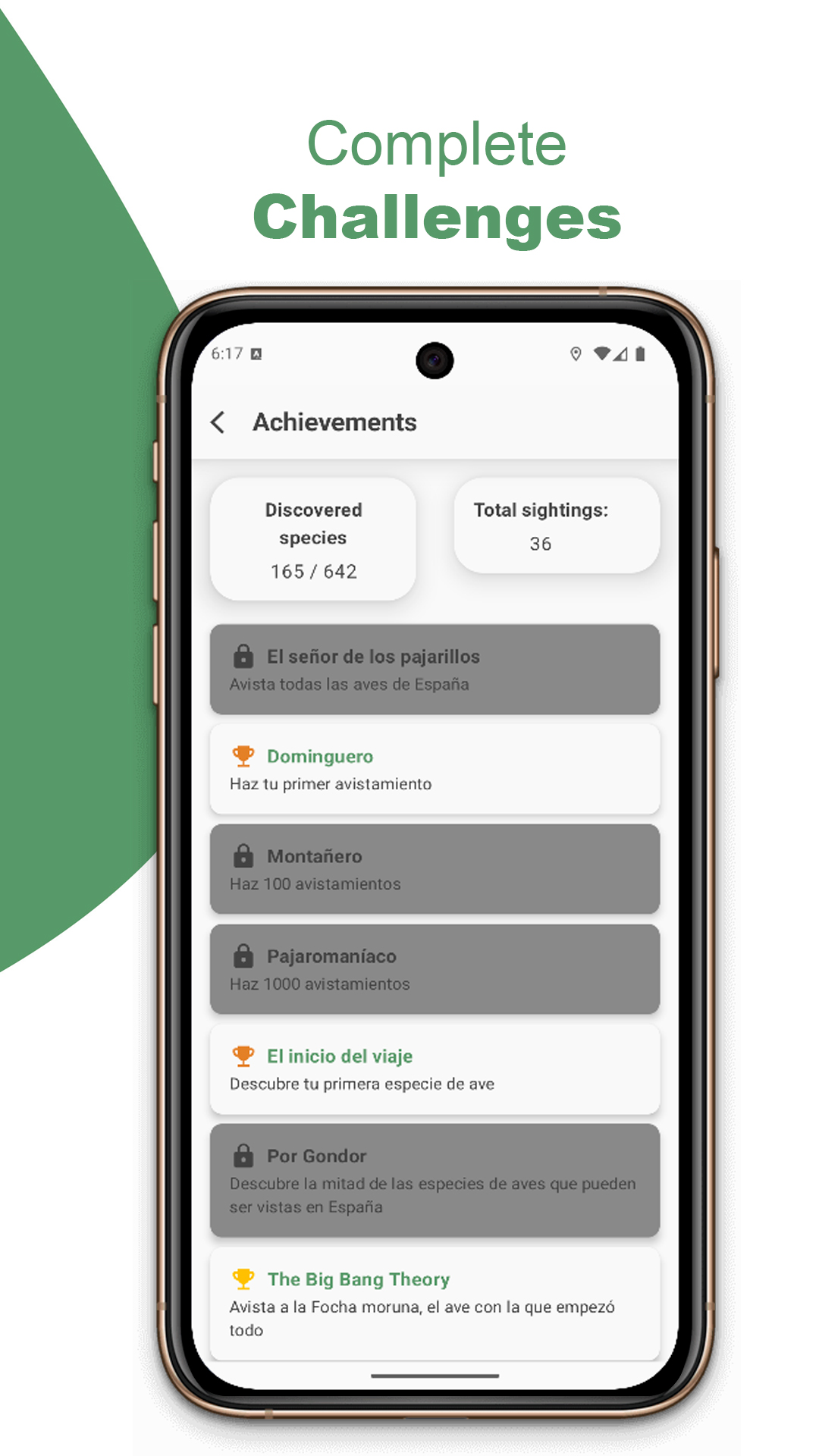 Species detail in BirdPedy in English